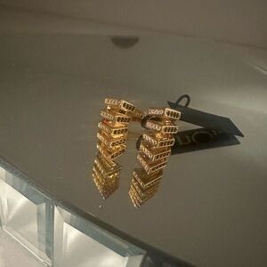 nOir Jewelry Gold Stacked Rings